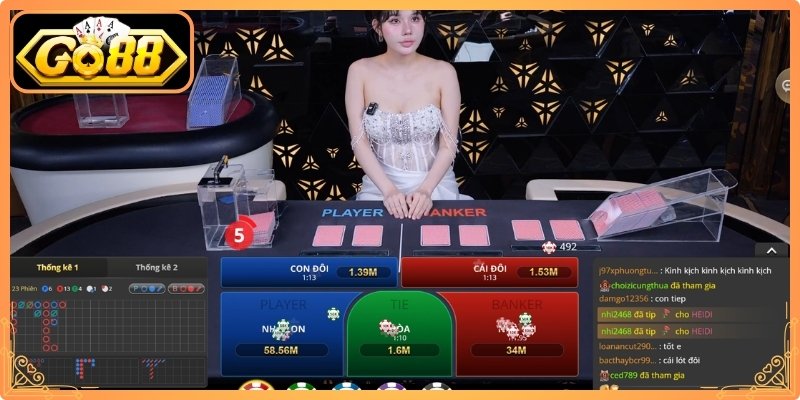 Baccarat Go88 – Trải Nghiệm Game Sòng Bài Đầy Kịch Tính 2 Luật chơi trong Baccarat Go88