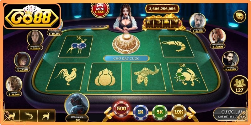 Bầu Cua Go88 - Trò Chơi Dân Gian Hấp Dẫn Trên Không Gian Số 1 Khám phá sức hút của Bầu Cua Go88