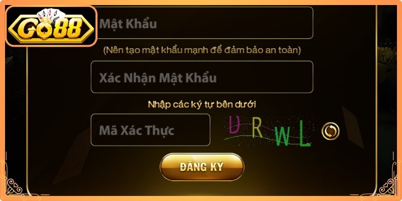 Đăng Ký Go88 - Các Bước Tạo Tài Khoản Nhanh Và Thuận Tiện 2 Thao tác tạo tài khoản